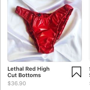 ❤️Lethal Red High Cut Bottoms ❤️ from ShopBGlittz
